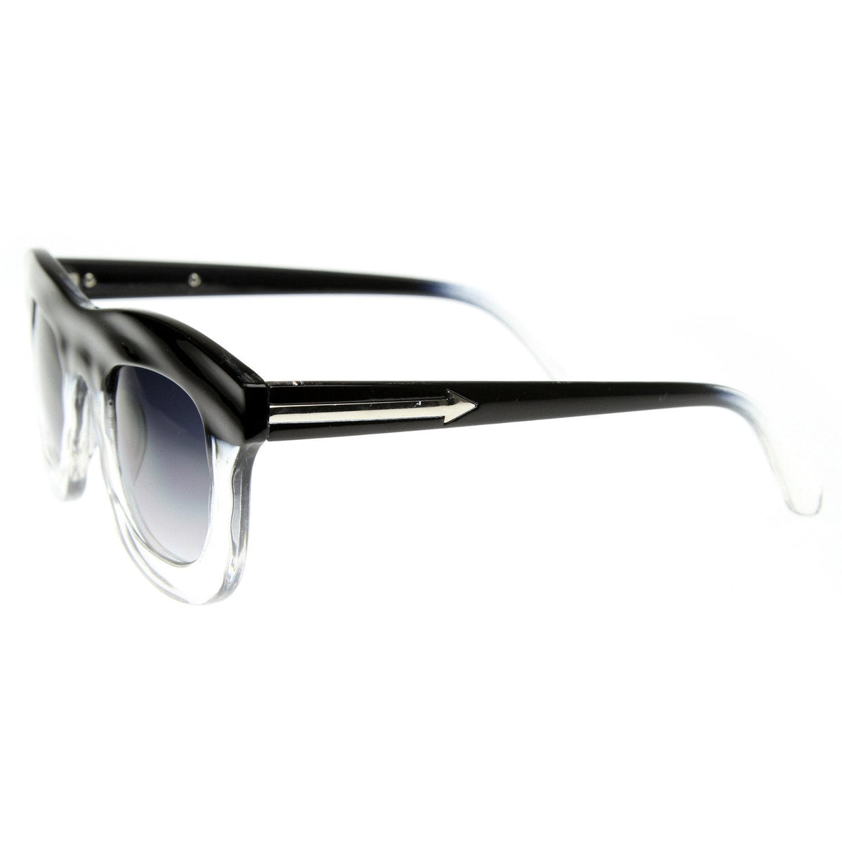Oversize Thick Frame Designer Inspired Horned Rim Sunglasses 8519