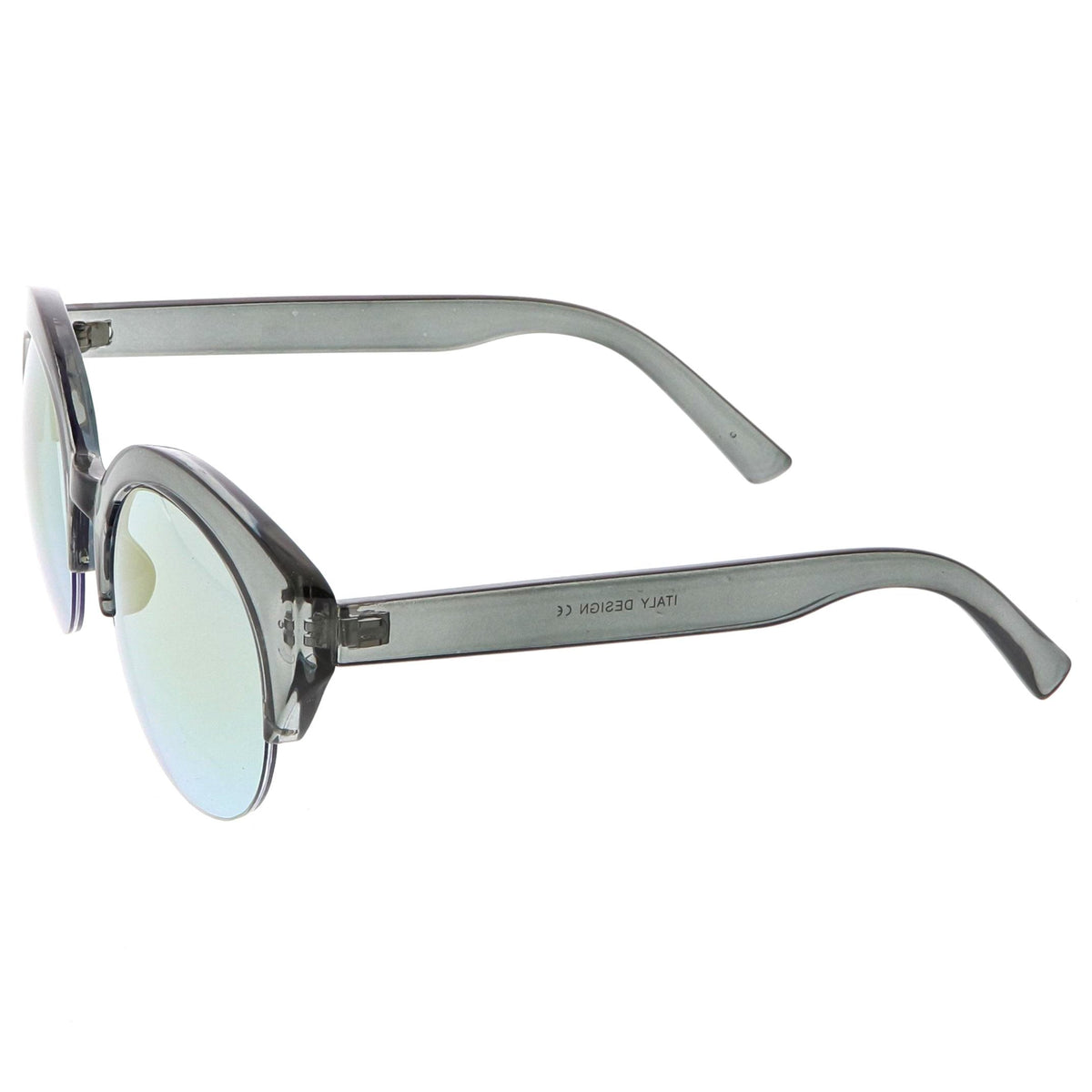 Women's Wide Angle Cat Eye Half Frame Sunglasses C021