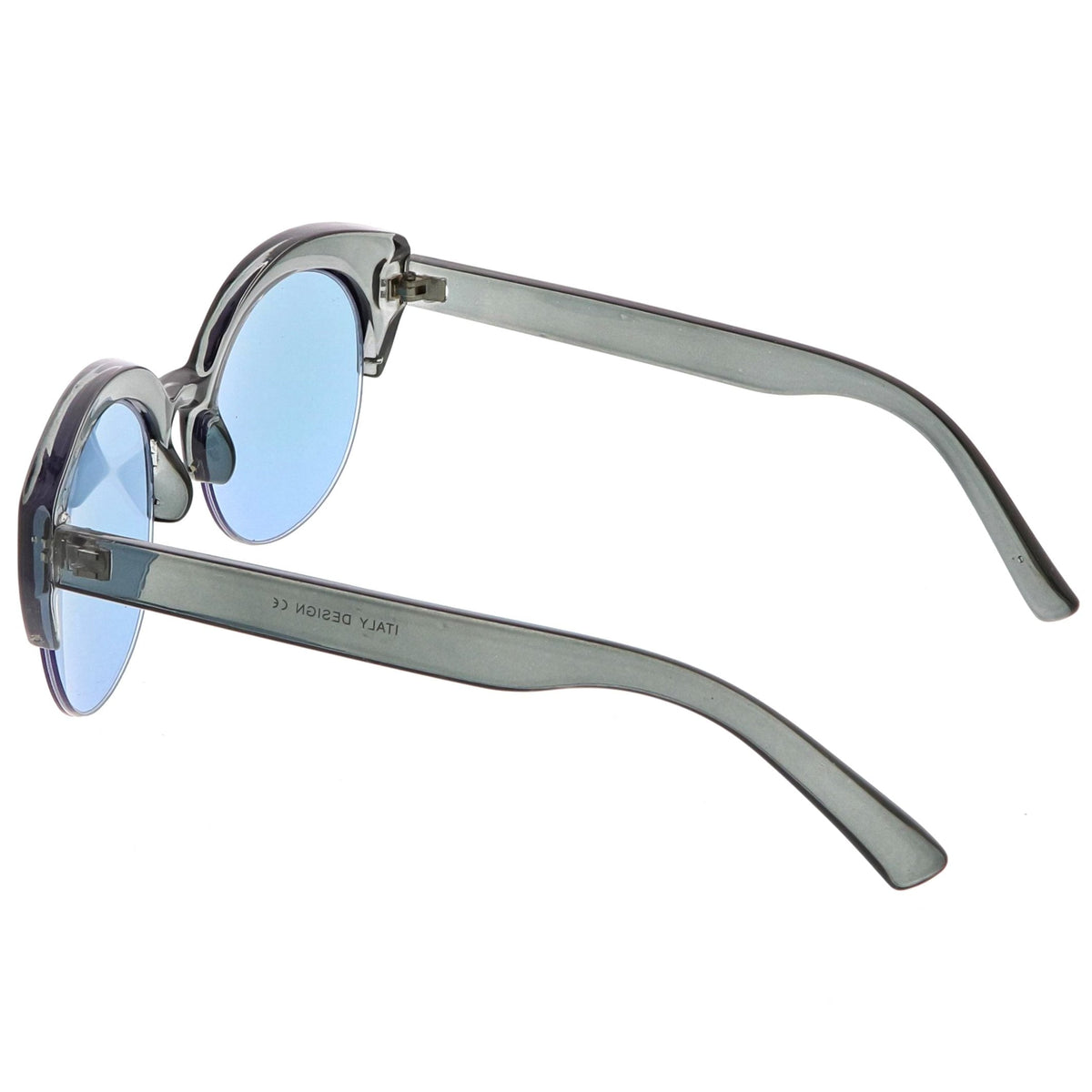 Women's Wide Angle Cat Eye Half Frame Sunglasses C021