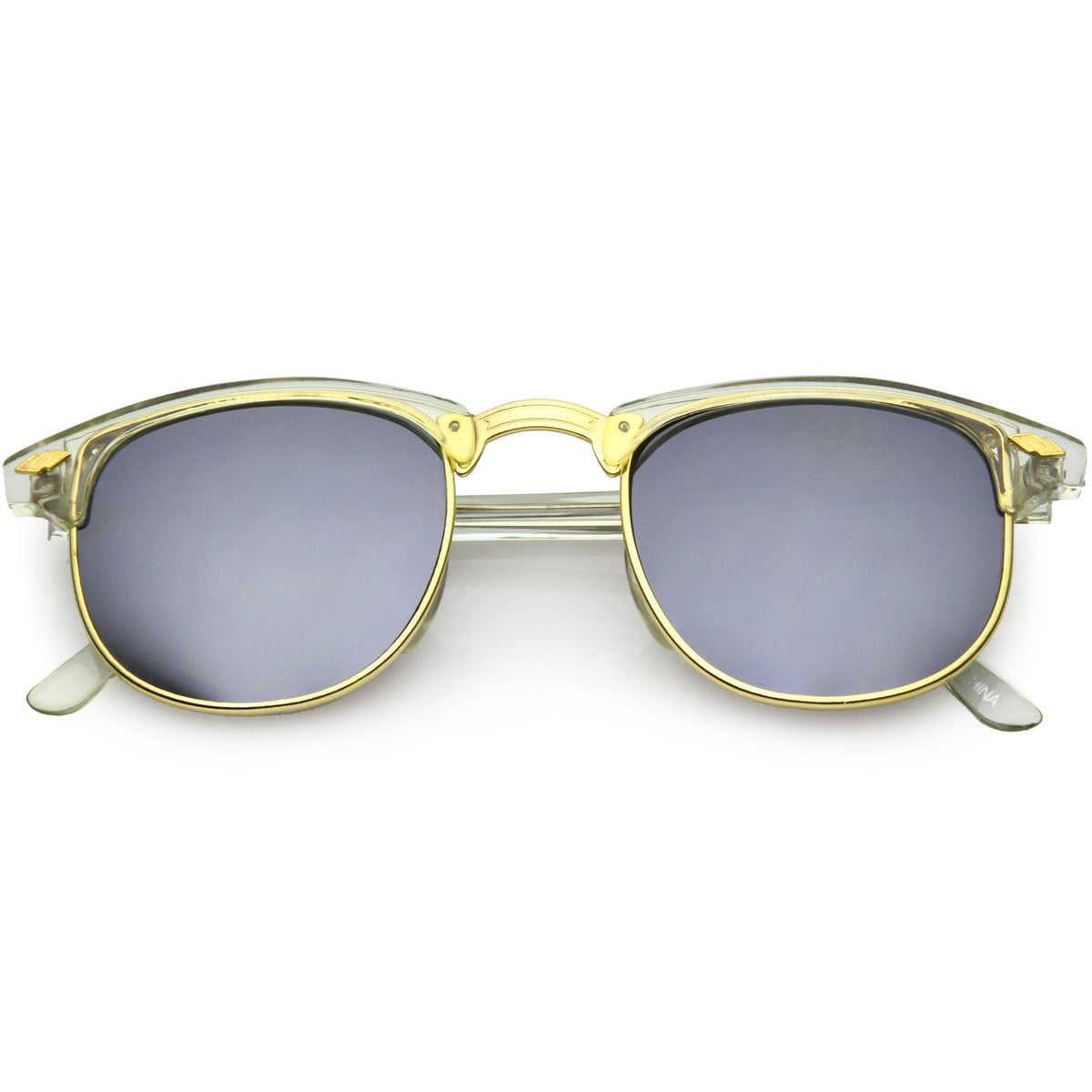 True Vintage Horned Rim Mirrored Lens Sunglasses C650