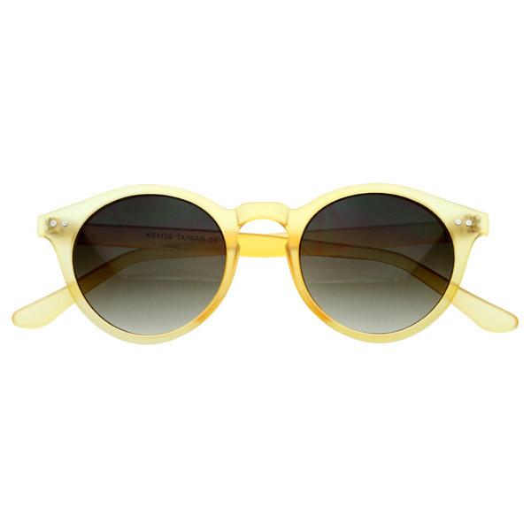 Children Kids Vintage Inspired Key Hole Round Fashion Sunglasses
