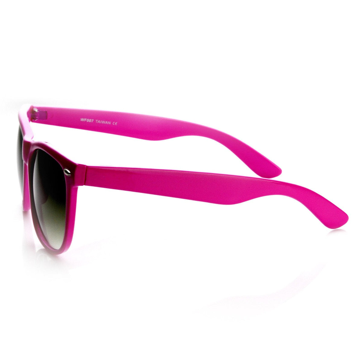 Trendy Large Retro Colorful Horned Rim Frame Sunglasses 8726