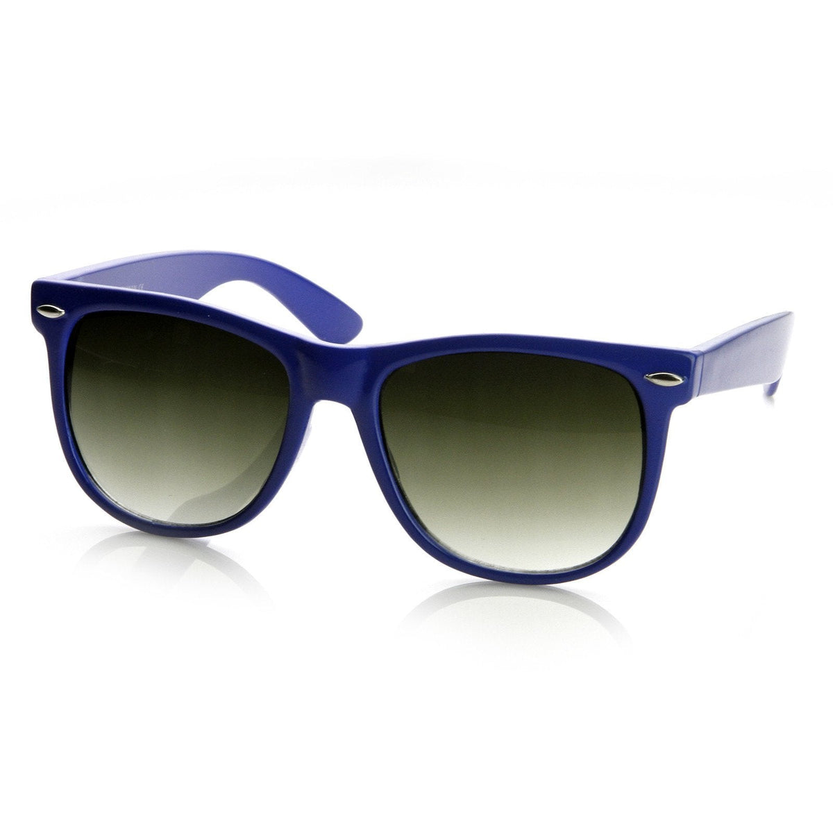 Trendy Large Retro Colorful Horned Rim Frame Sunglasses 8726