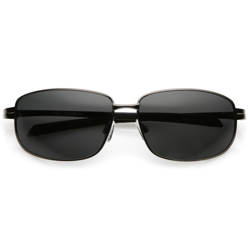 Retro 1990's Wrap Around Active Polarized Lens Sunglasses C366
