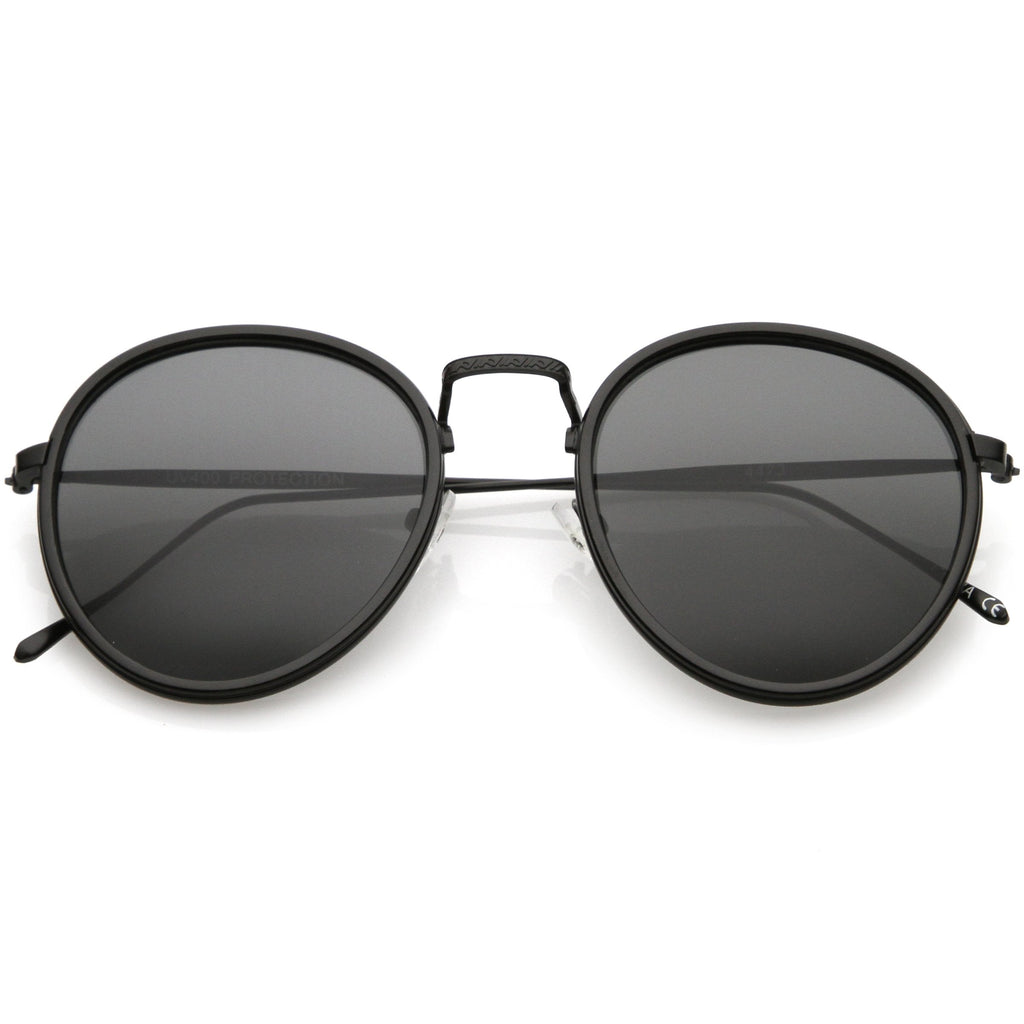 European Modern Indie Dapper Round Aviator Sunglasses C316