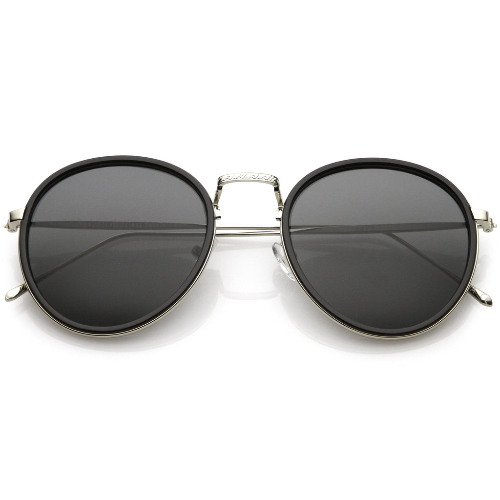 European Modern Indie Dapper Round Aviator Sunglasses C316