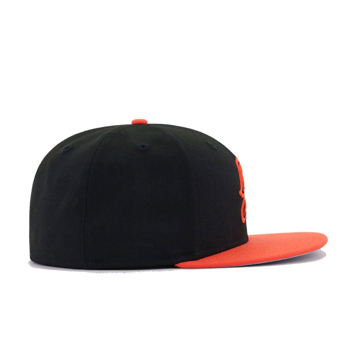 Baltimore Orioles Black Orange Upside Down New Era 59Fifty Fitted