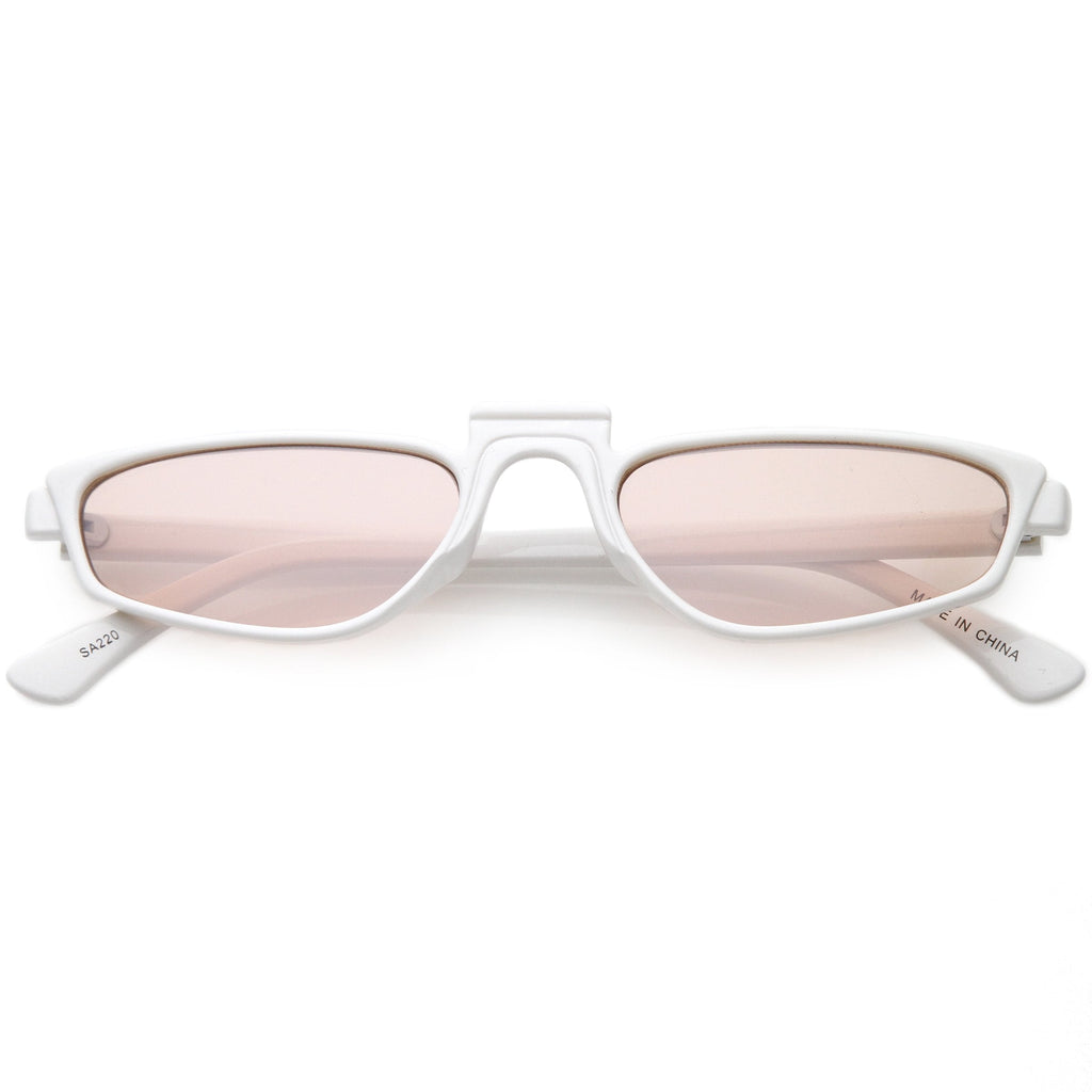 Women's 1990's Small Thin Retro Cat Eye Sunglasses C684