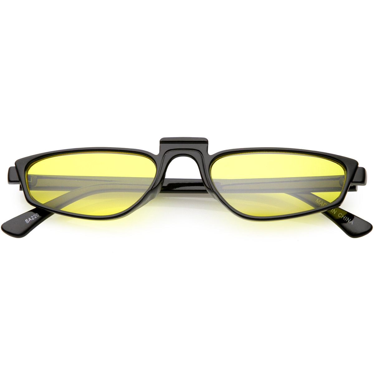 Women's 1990's Small Thin Retro Cat Eye Sunglasses C684