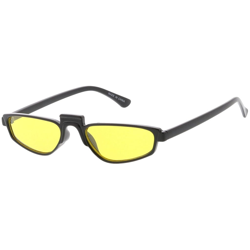 Women's 1990's Small Thin Retro Cat Eye Sunglasses C684