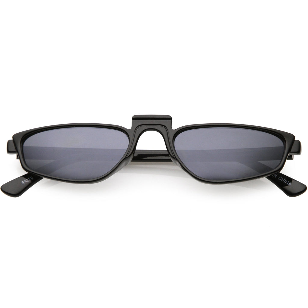 Women's 1990's Small Thin Retro Cat Eye Sunglasses C684