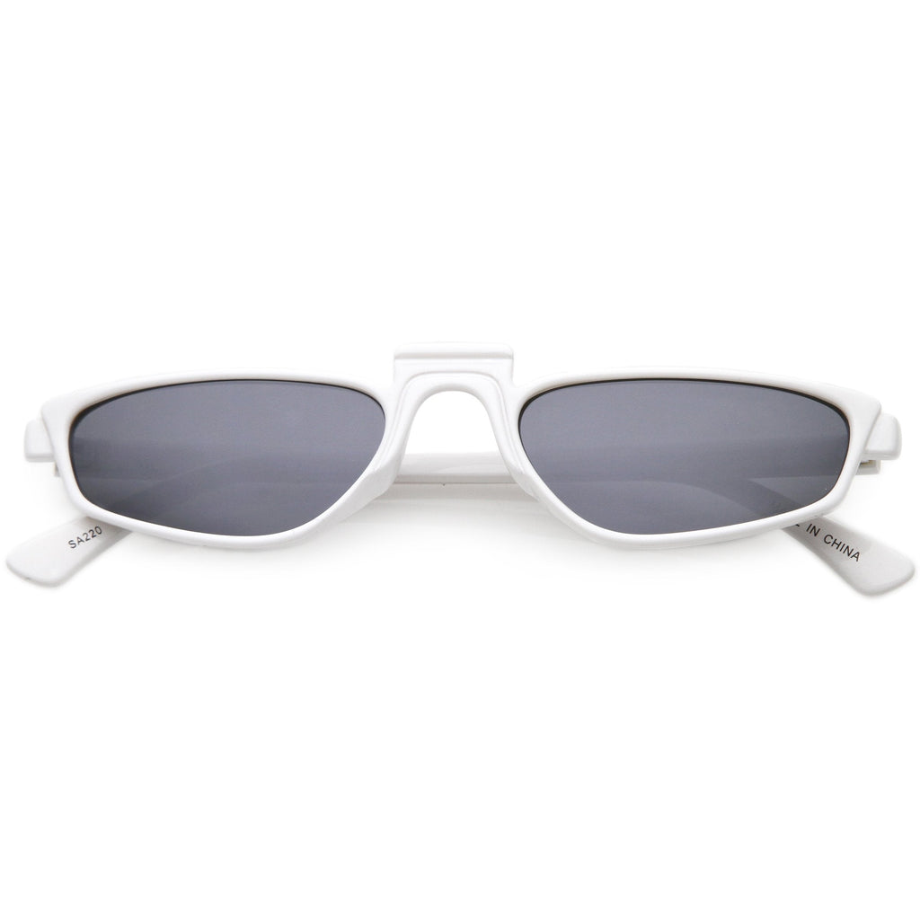 Women's 1990's Small Thin Retro Cat Eye Sunglasses C684