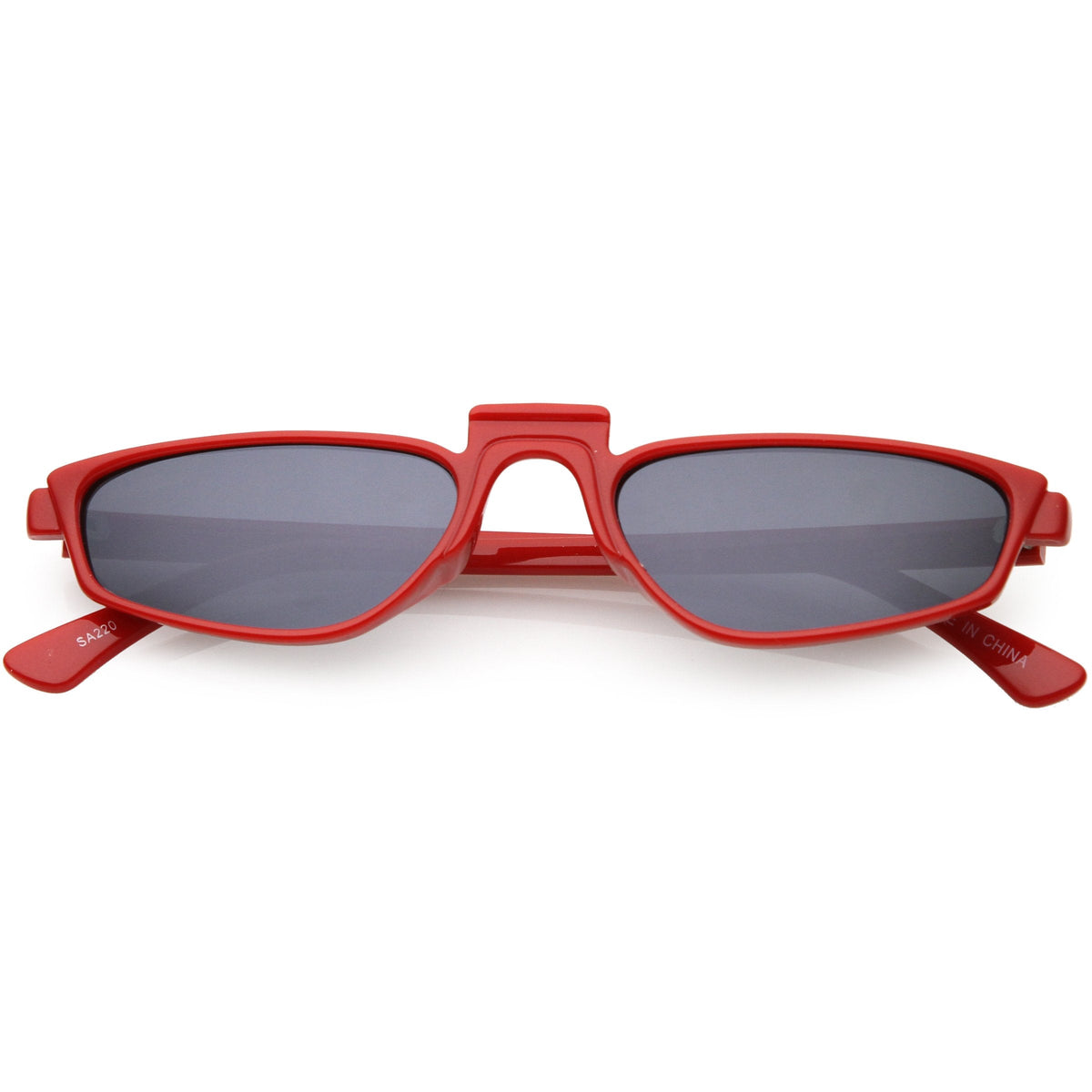 Women's 1990's Small Thin Retro Cat Eye Sunglasses C684