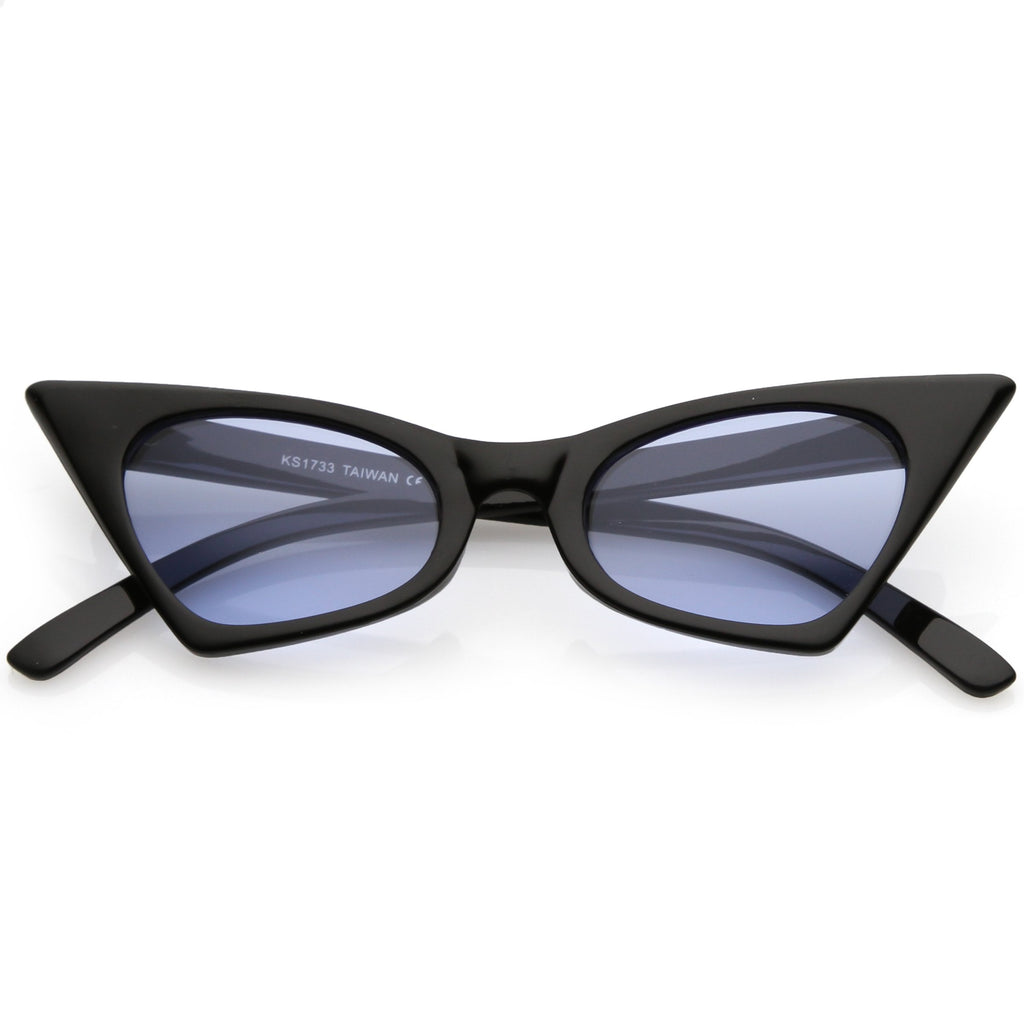 Retro 1950's Geometric High Pointed Cat Eye Sunglasses C492