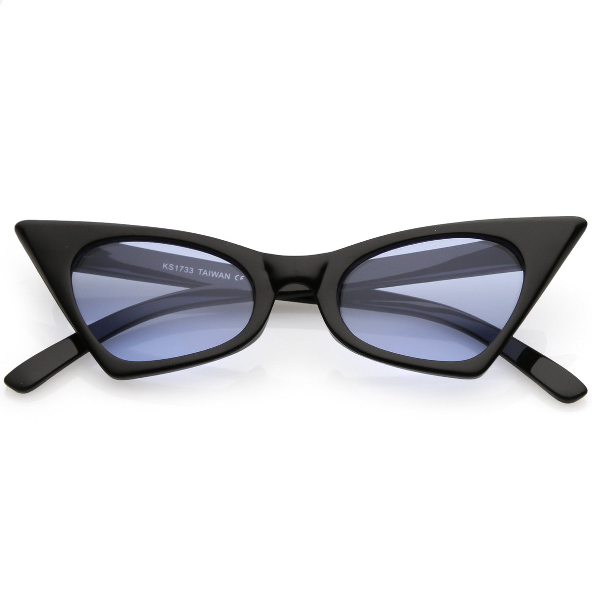 Retro 1950's Geometric High Pointed Cat Eye Sunglasses C492