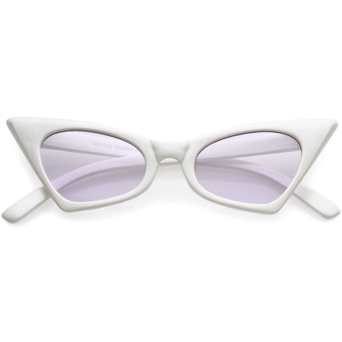Retro 1950's Geometric High Pointed Cat Eye Sunglasses C492