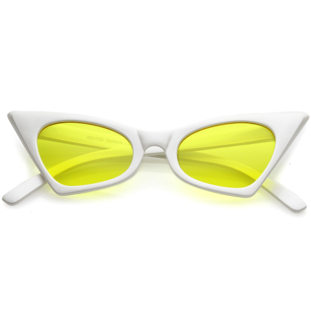 Retro 1950's Geometric High Pointed Cat Eye Sunglasses C492