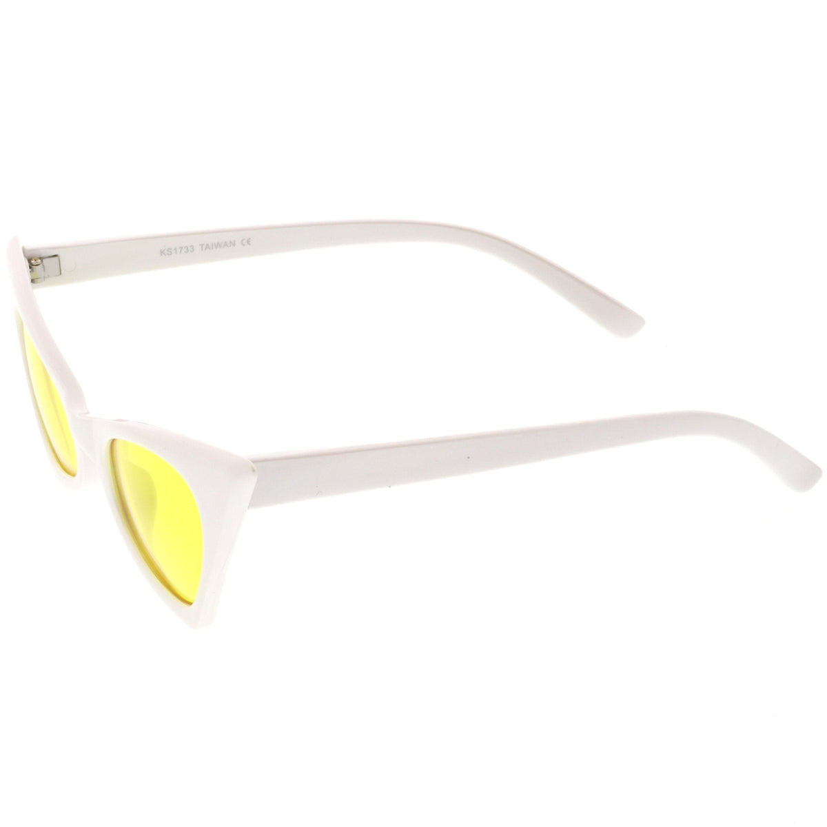 Retro 1950's Geometric High Pointed Cat Eye Sunglasses C492