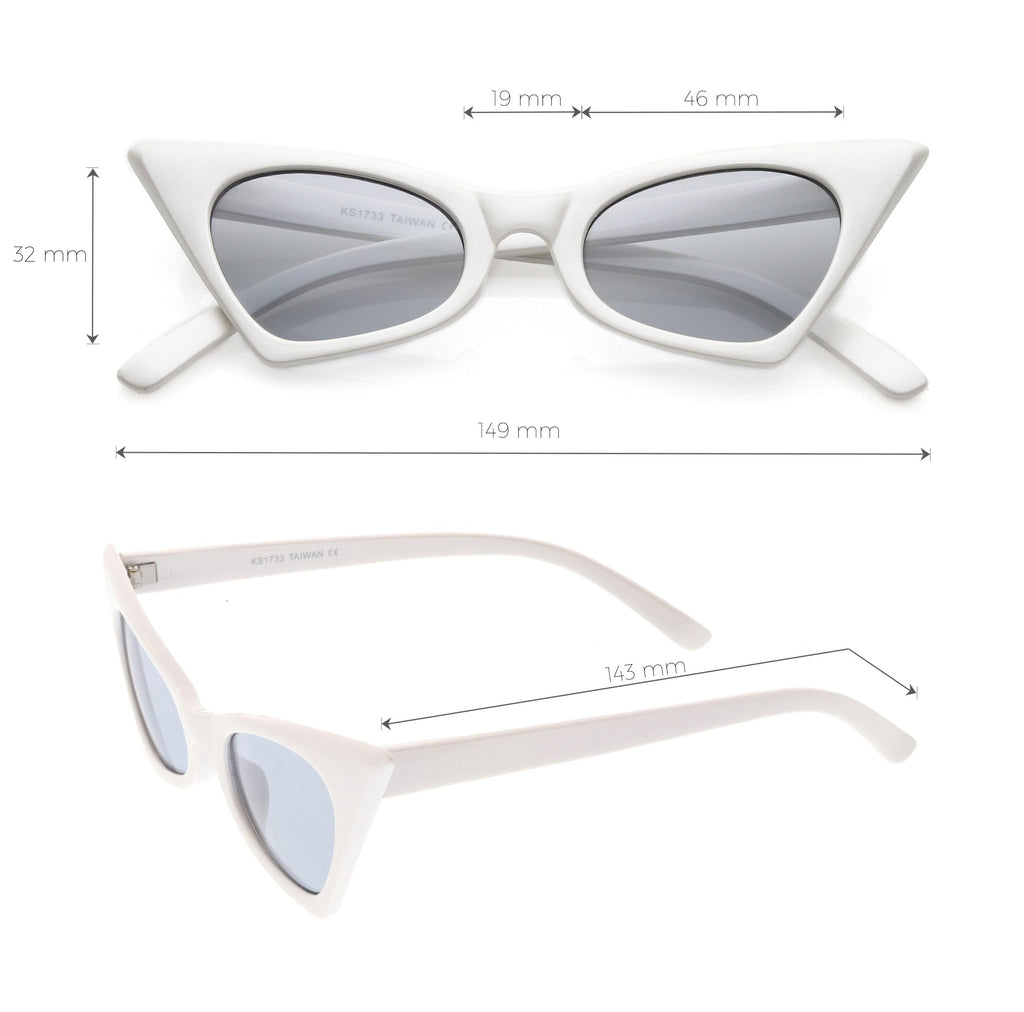 Fabulously Hip 1950's High Pointed Cat Eye Sunglasses C491