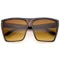 Retro Oversize Square Gradient Lens Sunglasses A554