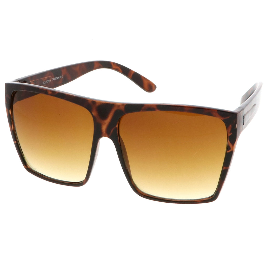 Retro Oversize Square Gradient Lens Sunglasses A554