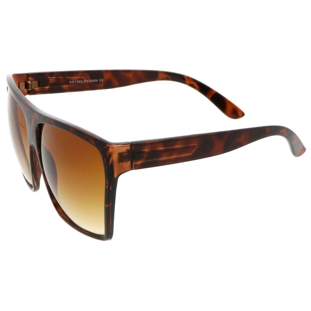 Retro Oversize Square Gradient Lens Sunglasses A554
