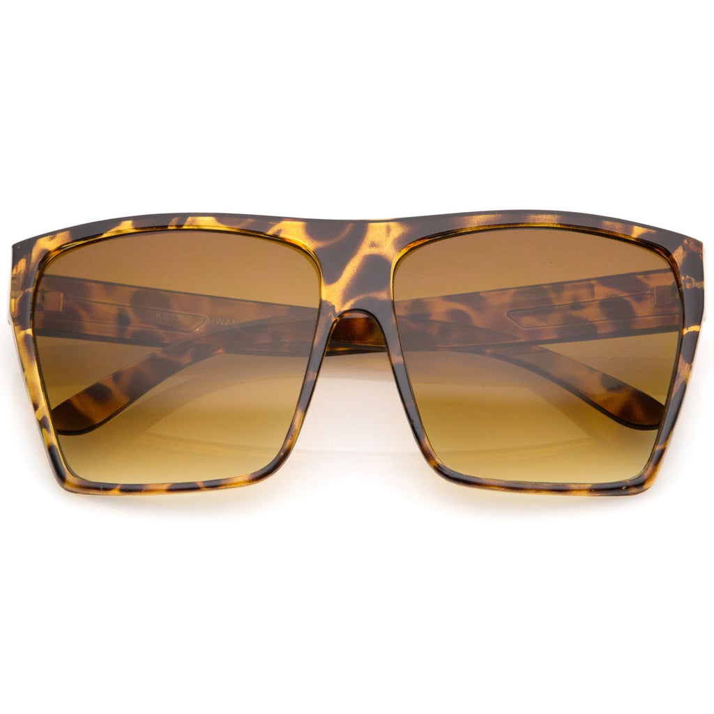 Retro Oversize Square Gradient Lens Sunglasses A554