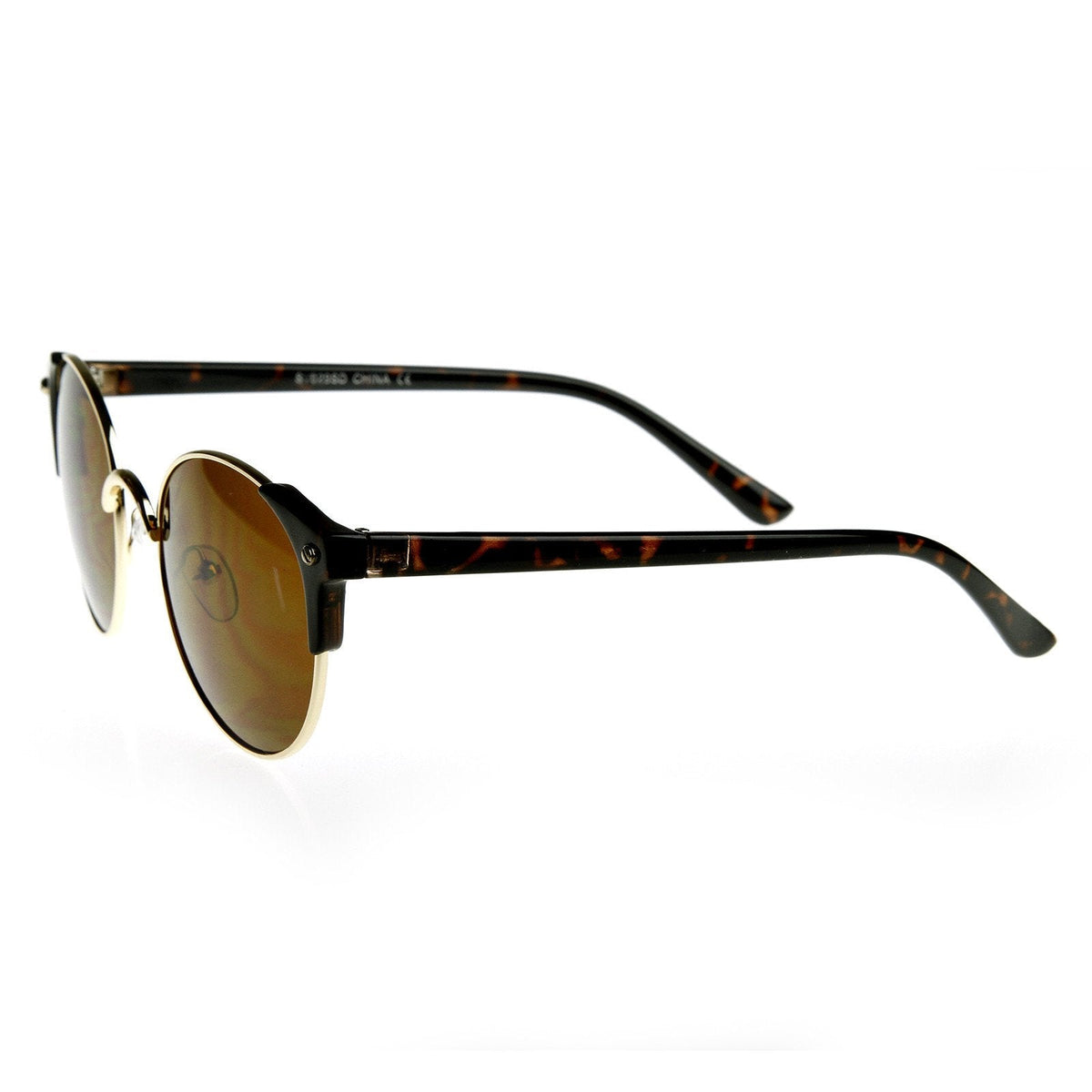 Steampunk Dapper Vintage Round Pointed Aviator Sunglasses 8765