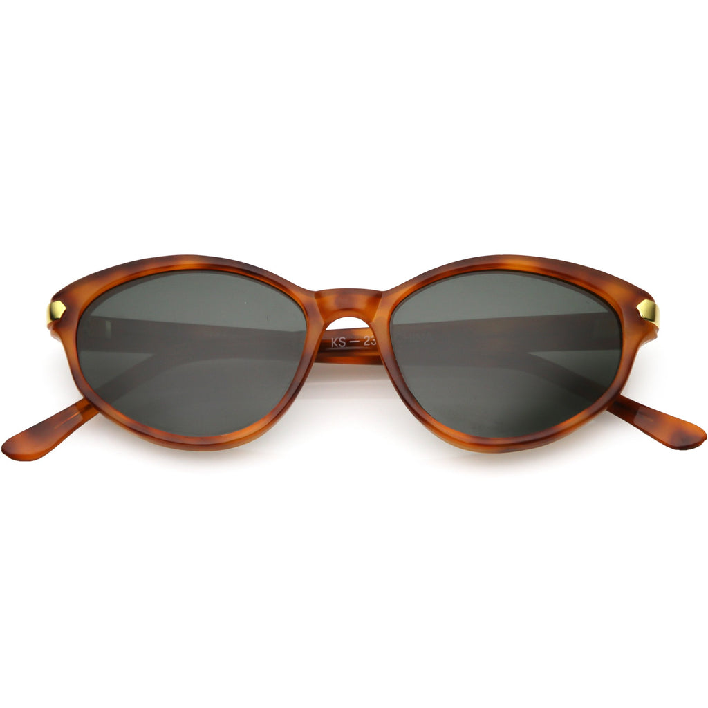True Vintage Small Oval Cat Eye Indie Sunglasses C647