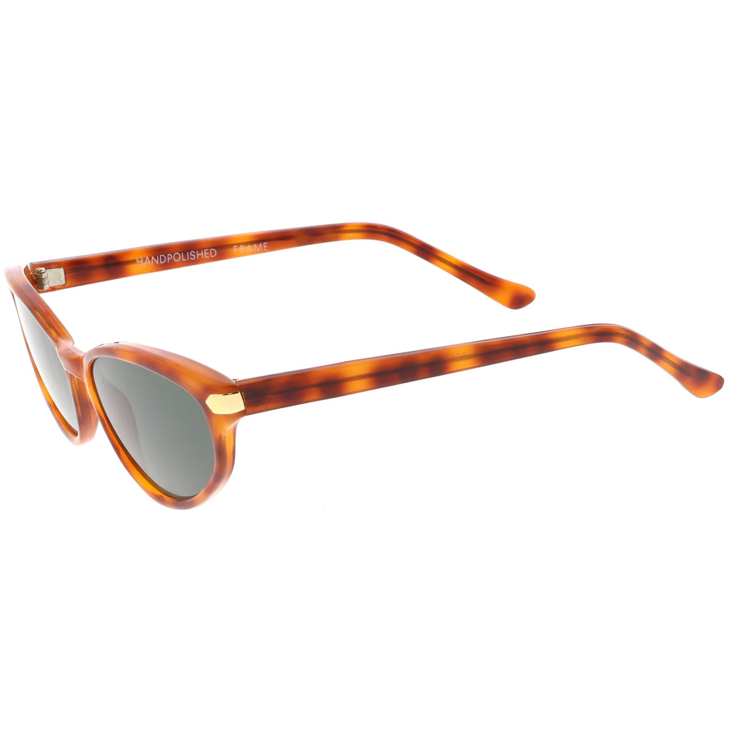 True Vintage Small Oval Cat Eye Indie Sunglasses C647