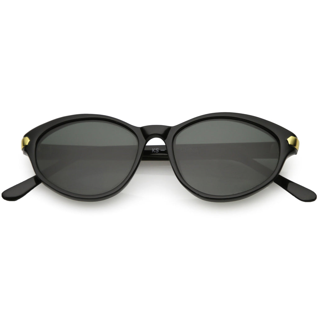 True Vintage Small Oval Cat Eye Indie Sunglasses C647