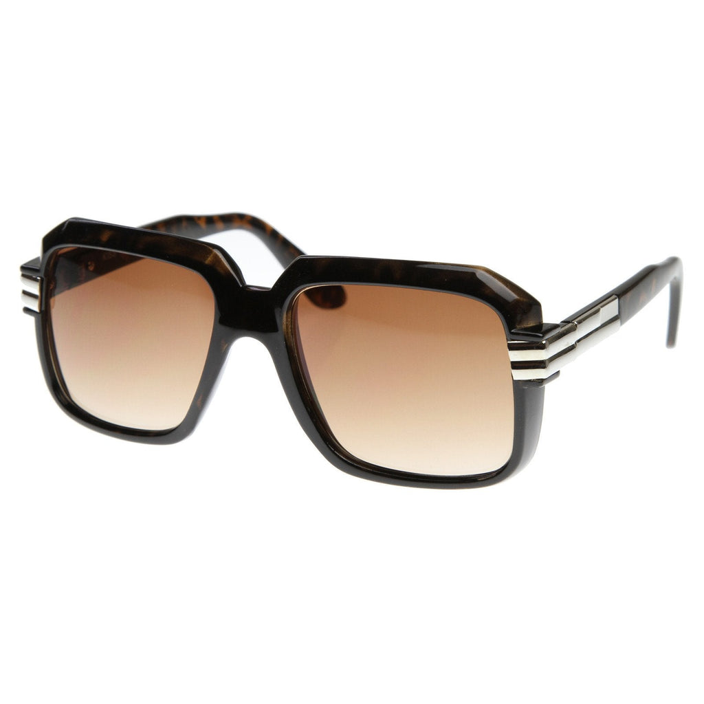 Retro Hip Hop Fashion Square Aviator Sunglasses 8148