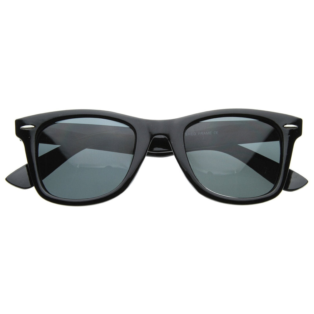 Classic Retro Polarized Lens Horned Rim Sunglasses 6107 52mm