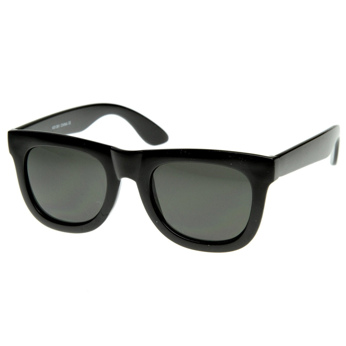 Designer Super Retro Thick Frame Indie Horned Rim Sunglasses 8164