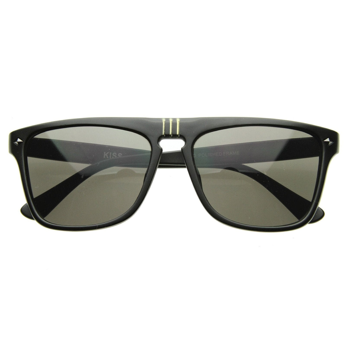 European Mens Designer Flat Top Dapper Sunglasses 8450