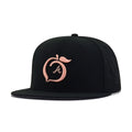 Atlanta Braves Black PEACH New Era 59Fifty Fitted