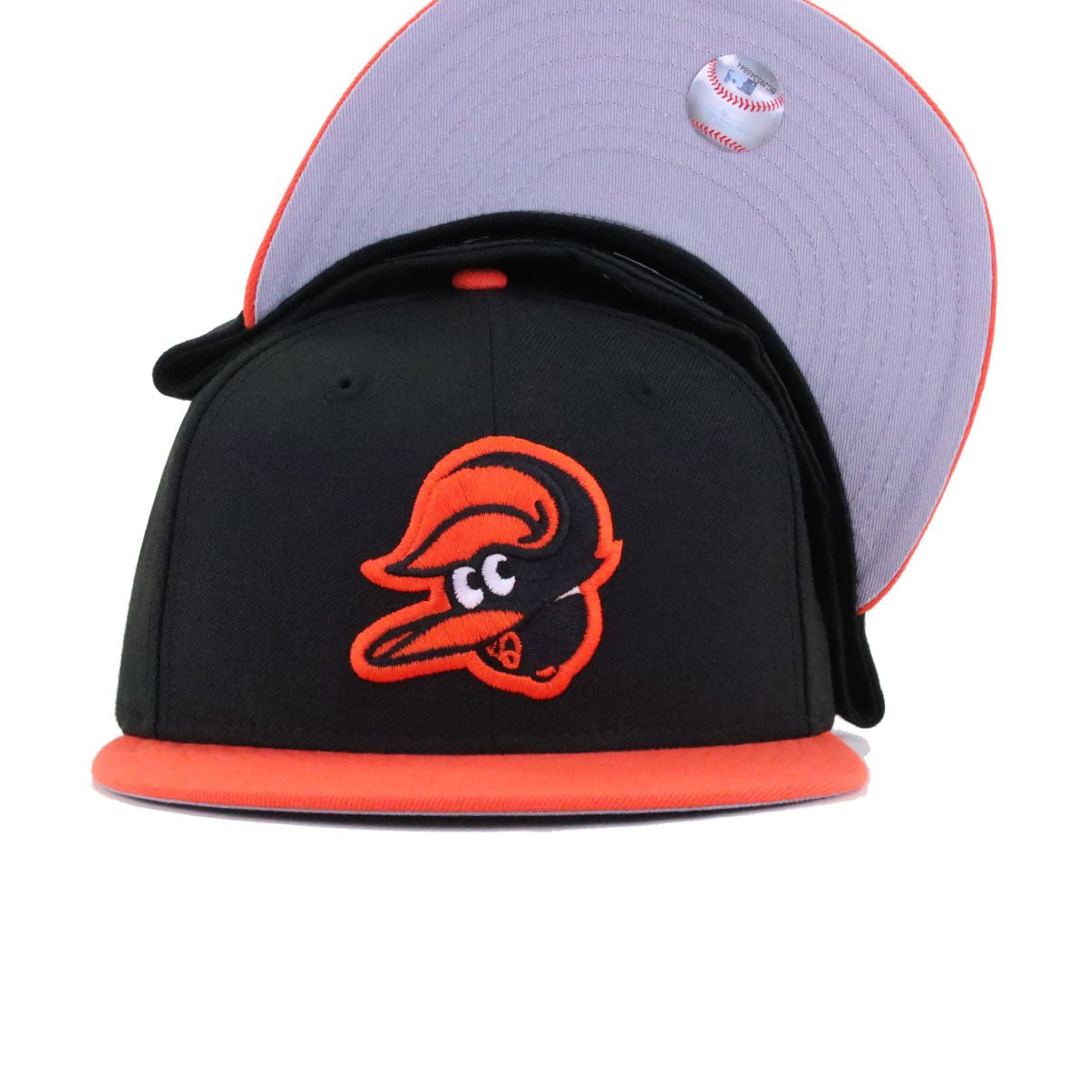 Baltimore Orioles Black Orange Upside Down New Era 59Fifty Fitted