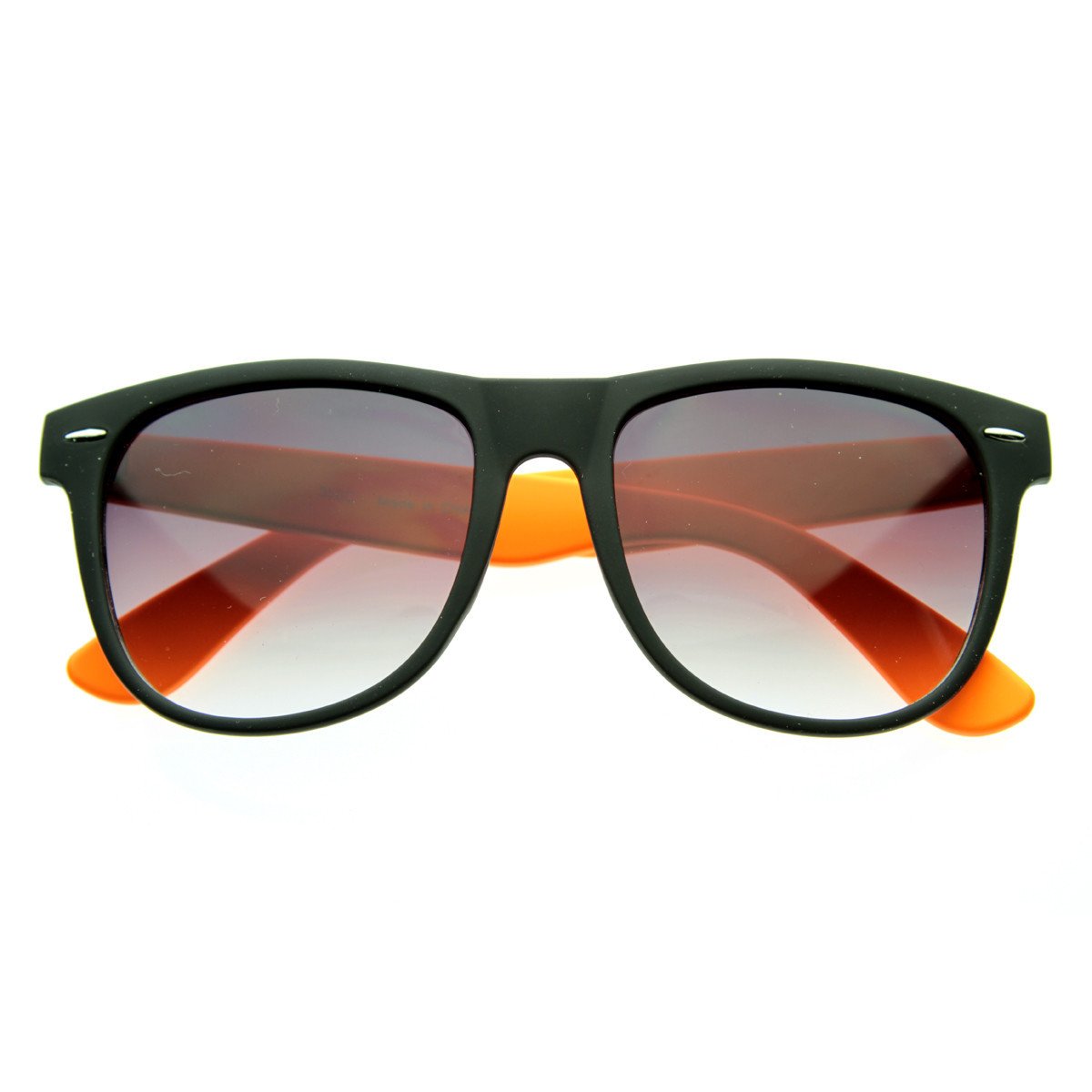 Retro Neon Color 2 Tone Horned Rim Sunglasses 2793