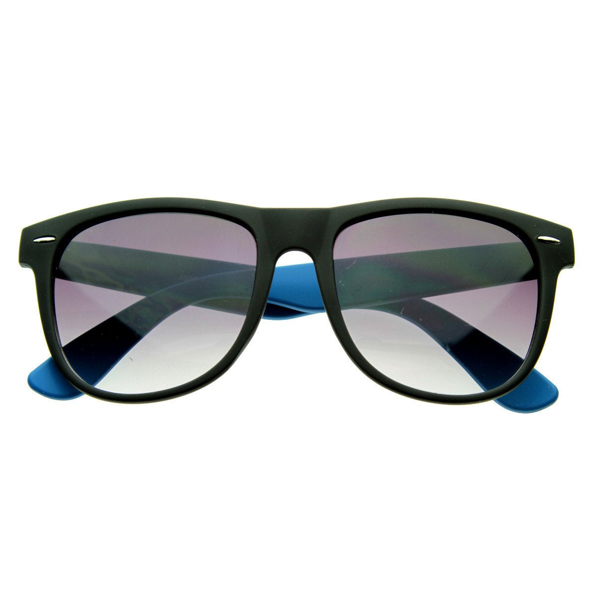 Retro Neon Color 2 Tone Horned Rim Sunglasses 2793