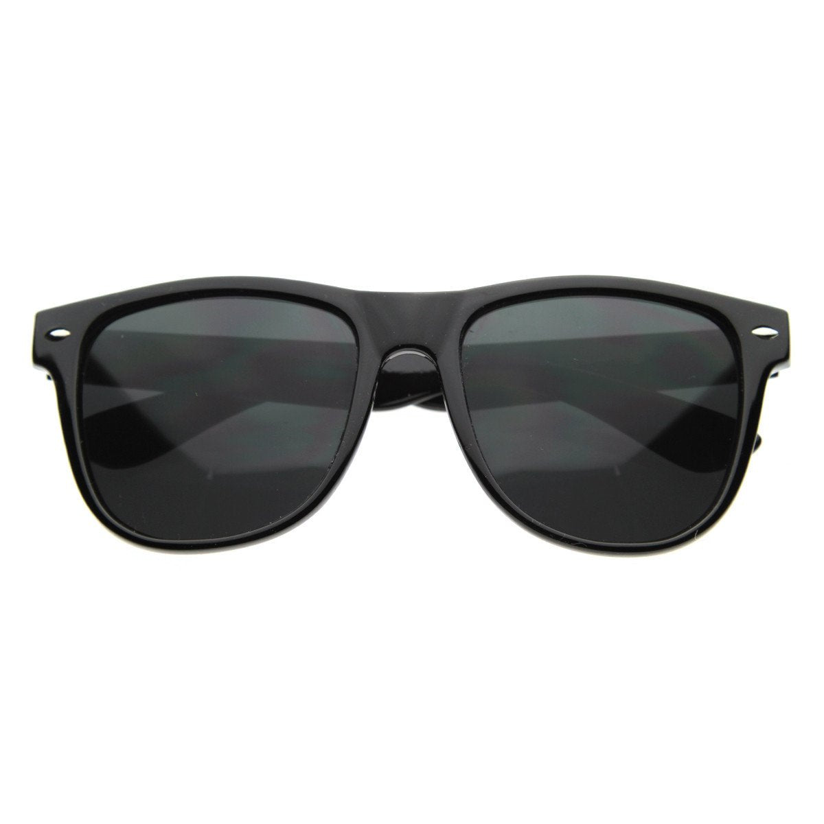 Large Trendy Fashion Horned Rim Sunglasses 8233
