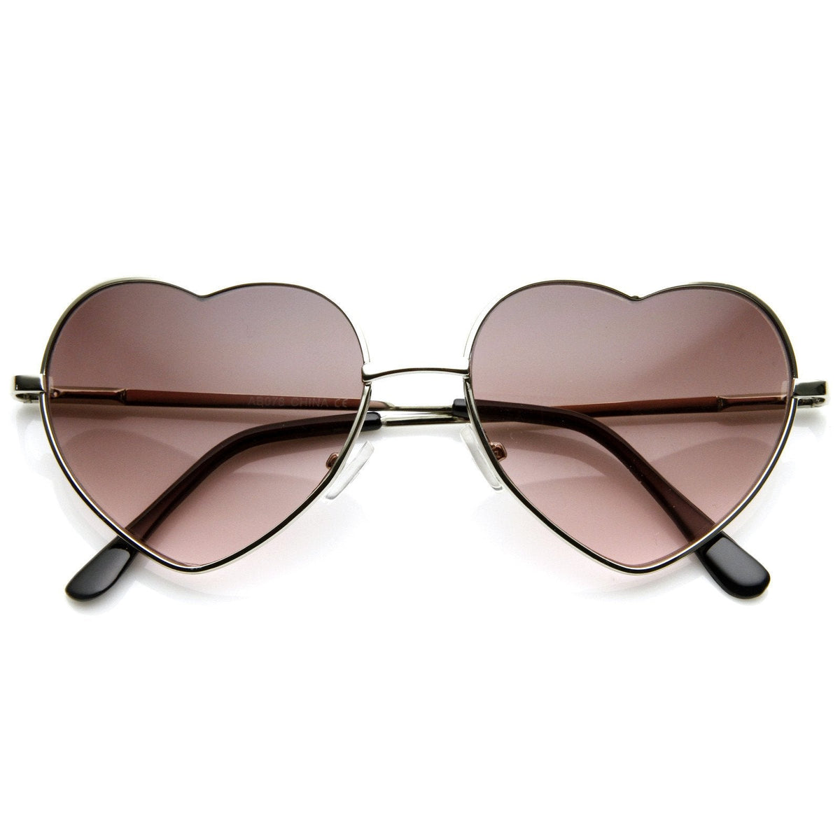 Womens Cute Metal Heart Shape Fashion Sunglasses 8796