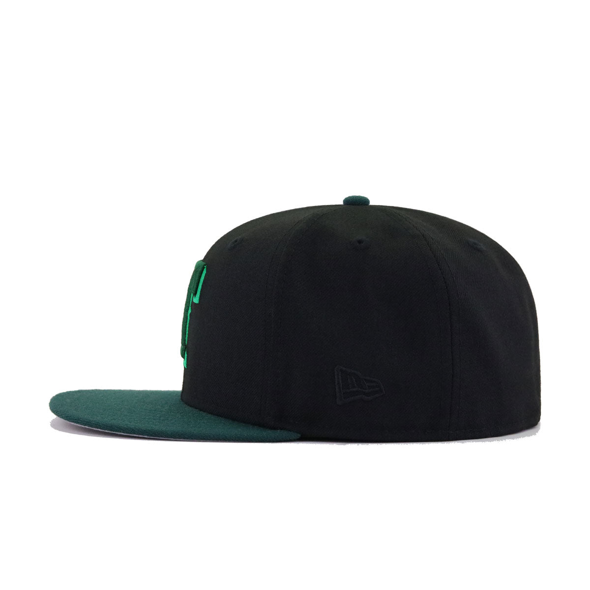 Texas Rangers Black Dark Green New Era 59Fifty Fitted