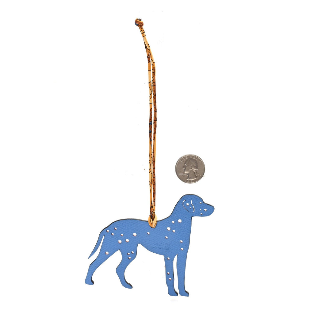 Togo Epsom Petit H Dalmatian Dog Bag Charm