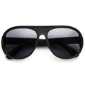 Oversize Retro Soft Rubberized Aviator Sunglasses 8813