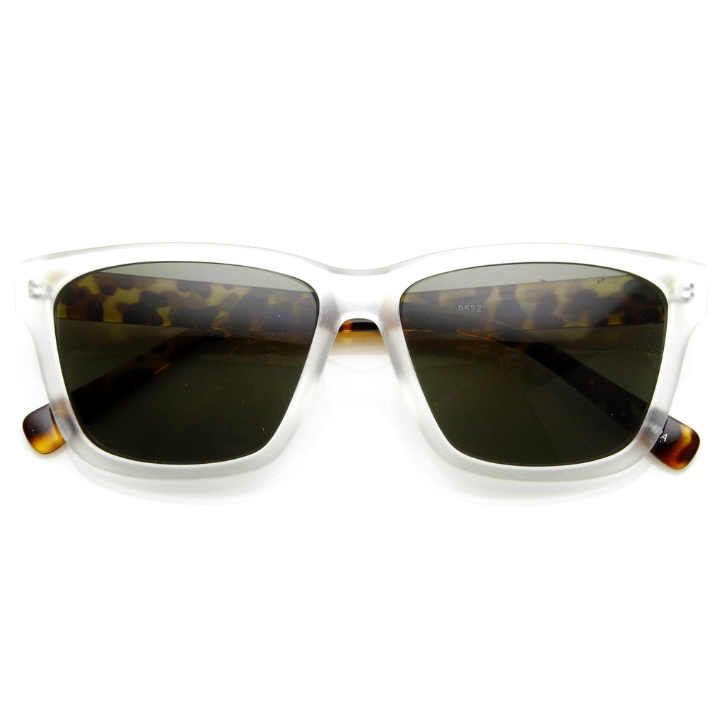 European Dapper Square Aviator Sunglasses 8818
