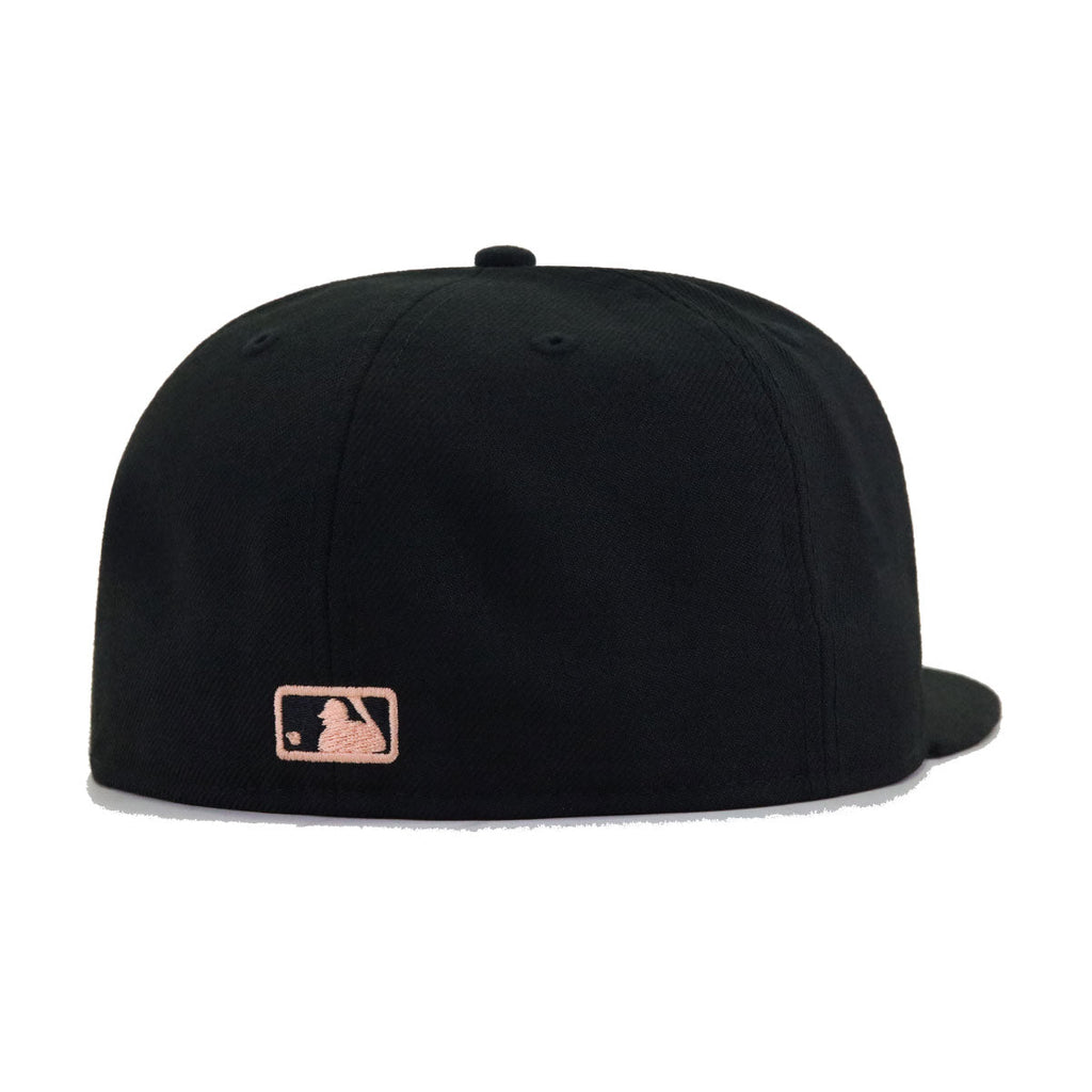Atlanta Braves Black PEACH New Era 59Fifty Fitted