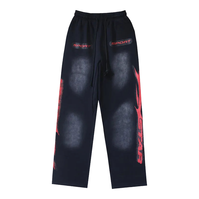 Hellstar Pants Black And Red