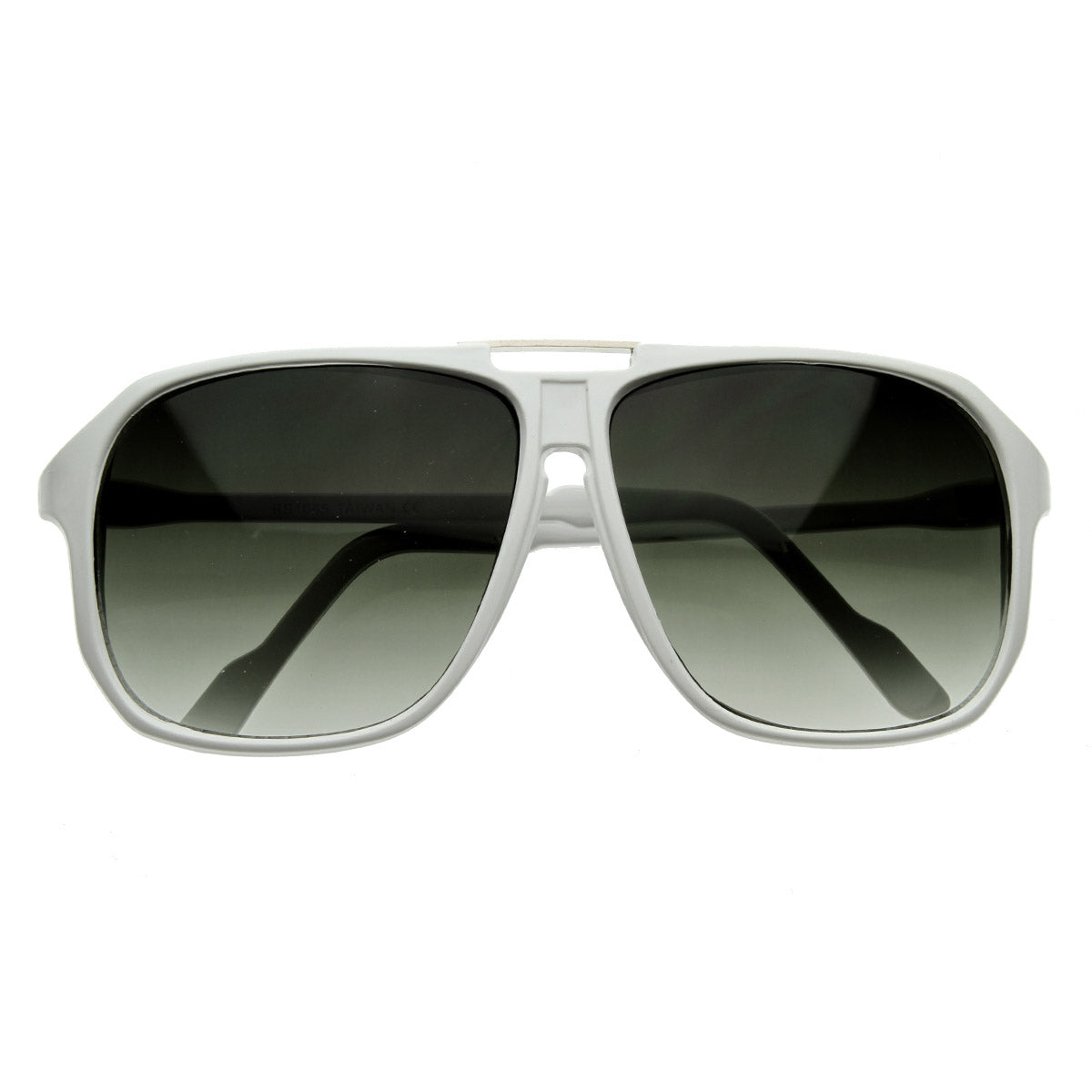 Large Retro Nerd Square Aviator Block Sunglasses 2841