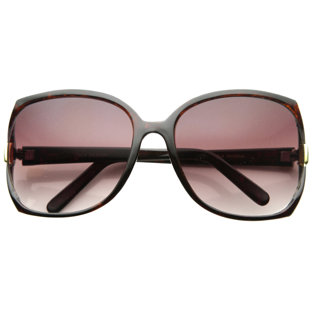 Womens Fashion Oversize Designer Square Sunglasses 2384