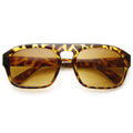 Mens European Fashion Center Cut Square Aviator Sunglasses 8655